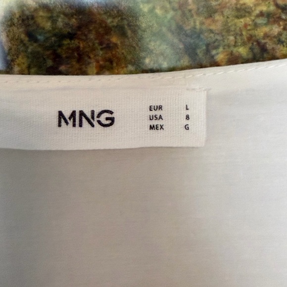 Mango White Midi Dress with Eyelet Details - Picture 4 of 5